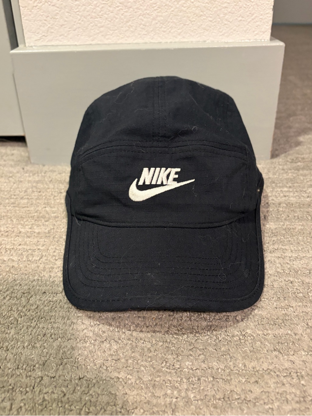 Nike Black Logo Cap - Running Hat